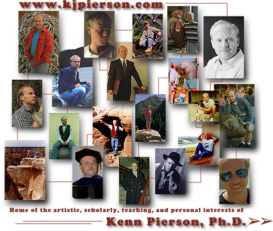 Photo collage of Dr. Kenn Pierson by Michael L. Geiger